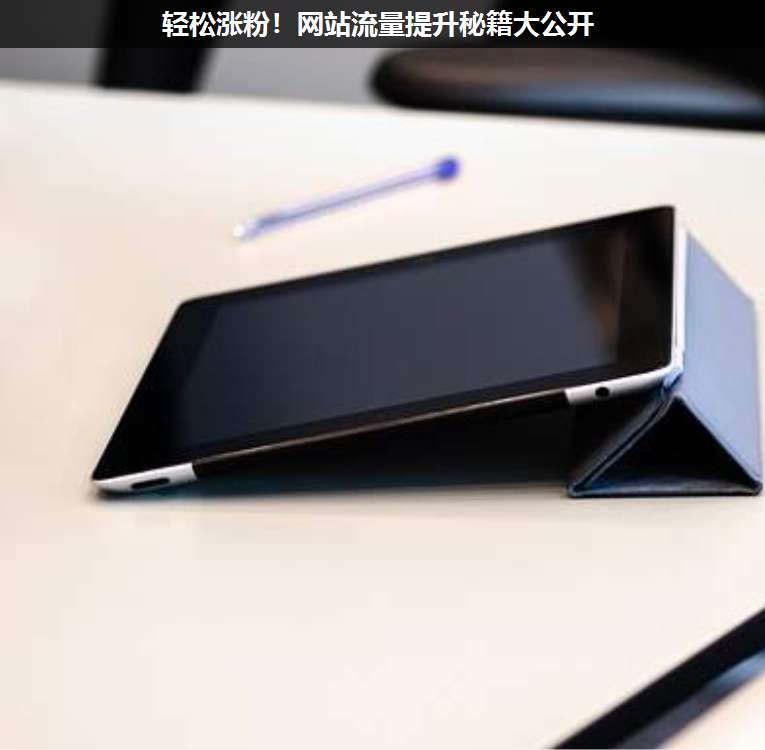 輕松漲粉!網(wǎng)站流量提升秘籍大公開