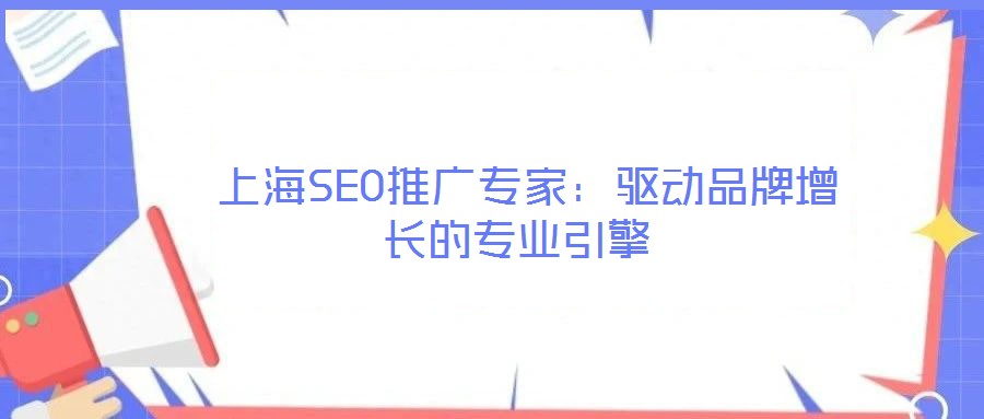  上海SEO推廣專家：驅(qū)動品牌增長的專業(yè)引擎